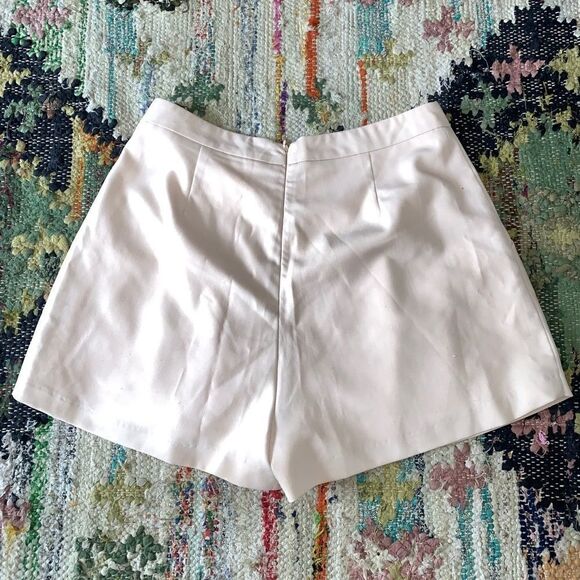 Line & Dot Pleated Dress Shorts - Picture 5 of 7